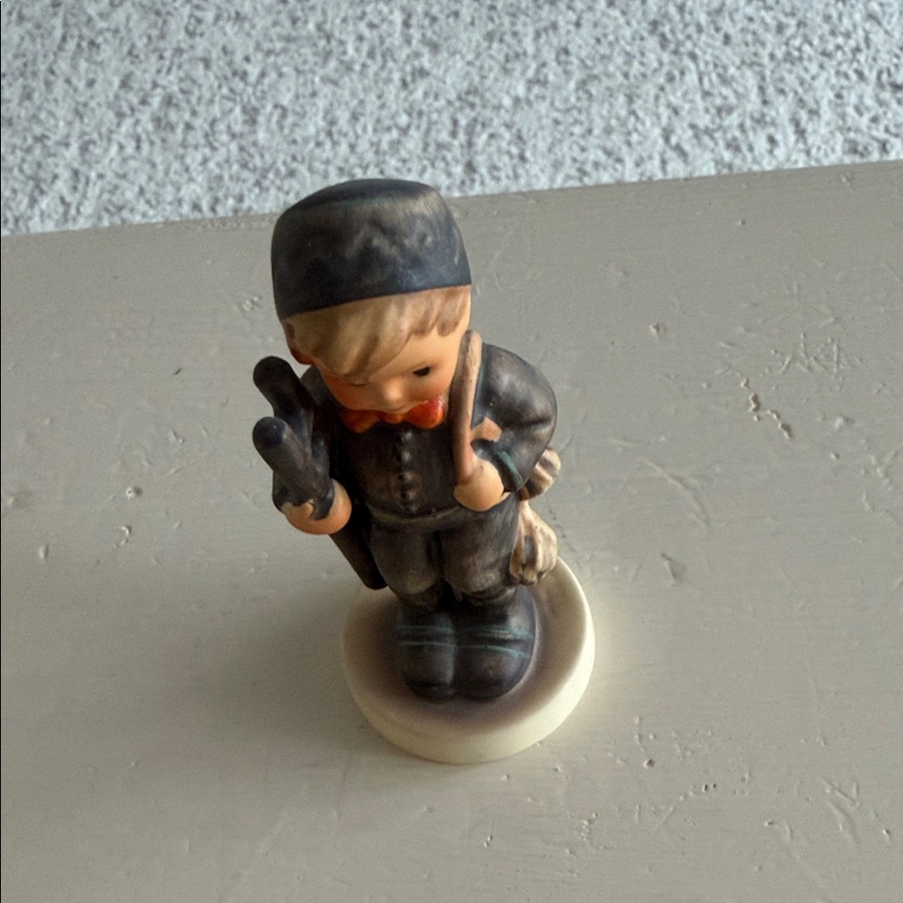 Hummel Charming Figurine with Black and Cream Accents